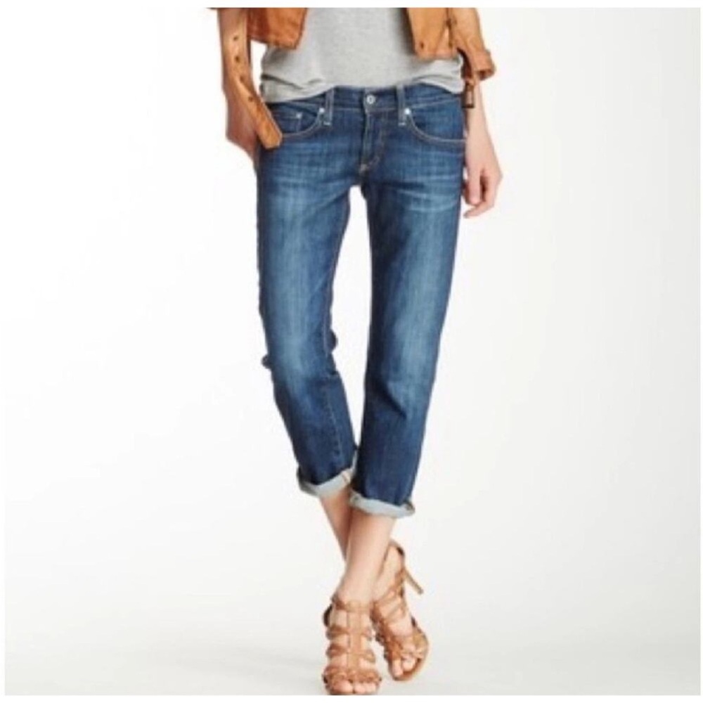 AG Adriano Goldschmied Tomboy Crop Jeans Relaxed Straight